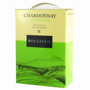 Вино Боставан Біле 3л Chardonnay Bostavan (Alc 10-13%vol)